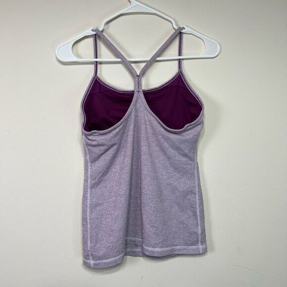 Lululemon Power Y Tank Luon 8 Purple Athletic Top Women - Picture 5 of 10